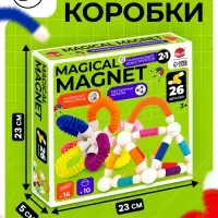 Конструктор магнитный UNICON &laquo;Развивающие трубы&raquo;, 26 деталей