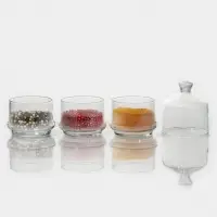 Набор ёмкостей Berry, 220 мл, 3 шт., стекло, прозрачный