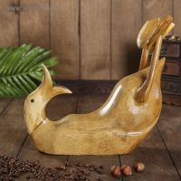Подставка под бутылку «Классическая уточка», 37×28×13 см, дерево