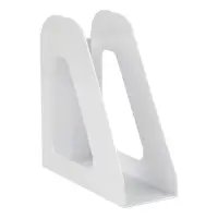 Лоток для бумаг Стамм &laquo;Фаворит&raquo;, А4, вертикальный, 1 отделение, белый, ширина 90 мм