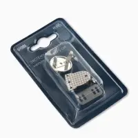 Застёжка для сумки TEIRA, металлическая, 11.9 г, 2.7&times;2 см, цвет серебряный