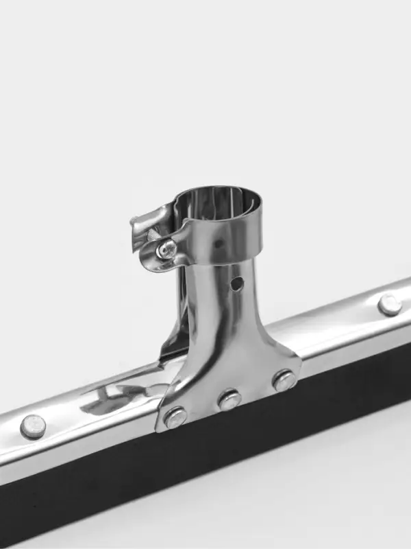 Водосгон для пола, основание нержавеющая сталь, стяжной хомут, 65 см