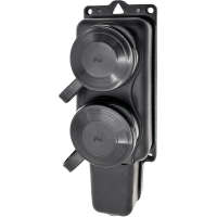Розетка 2-местная переносн, заземлен, в/защ IP 44, 230В, 16А РП 16-232