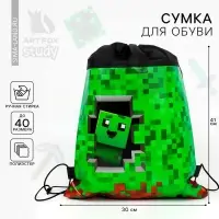 Мешок для обуви &laquo;Гейм&raquo; (полиэстер) 41&times;30 см