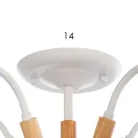 Люстра BayerLux &laquo;Нельсен&raquo;, 5хЕ27, 40 Вт, белая, 57&times;57&times;25 см