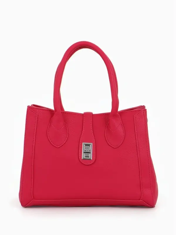 Сумка женская тоут TEXTURA на молнии, 31&times;11&times;21 см, розовая