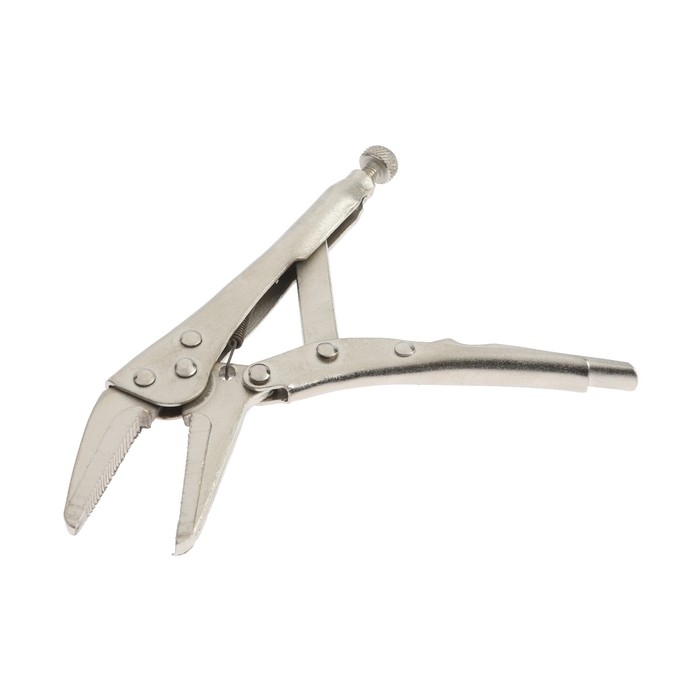 Зажим ручной ТУНДРА, удлиненный плоский захват, с фиксатором, 115 мм Зажим ручной ТУНДРА, удлиненный плоский захват, с фиксатором, 115 мм