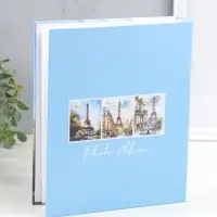 Фотоальбом на 80 фото 10х15 см "Парк у Эйфелевой башни" в коробке 5х19х22,8 см