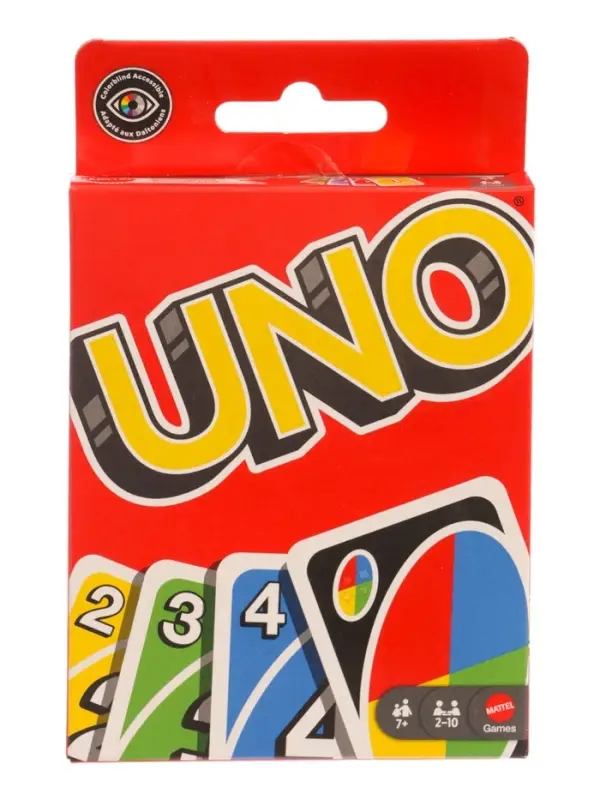 Настольная игра Uno, 2-10 игроков, 7+