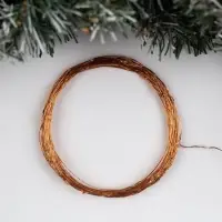 Гирлянда &laquo;Нить&raquo; 10 м, роса, IP20, медная нить, 100 LED, свечение мульти, 12 В