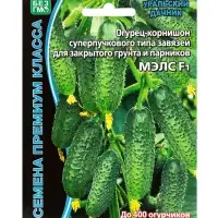 Семена огурец корнишон &laquo;Мэлс&raquo;, F1, партенокарпический, 5 шт., &laquo;Уральский дачник&raquo;