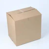 Коробка складная, бурая, 30 х 22 х 30 см