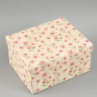 Коробка складная &laquo;Цветы&raquo;, 31 х 25,5 х 16 см