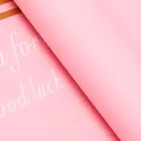 Пленка для цветов, "Удача", розовая, 57х57 см