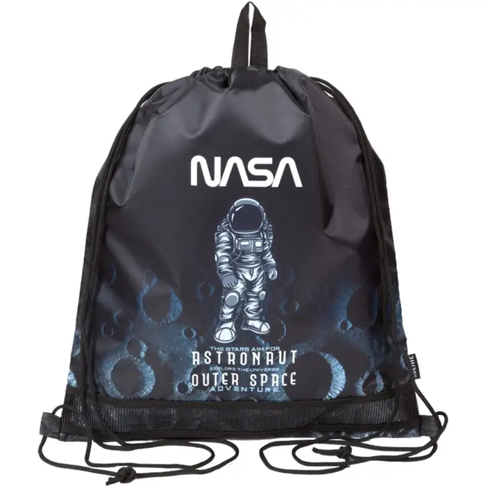 Мешок для обуви, 470х400 мм, deVENTE  Мешок для обуви, 470х400 мм, deVENTE "NASA", вставка сетка, для мальчика