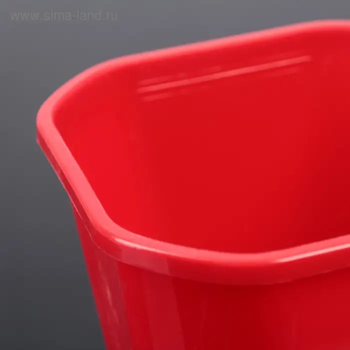 Горшок для цветов &laquo;Роза&raquo;, 2 л, d=14 см, красный