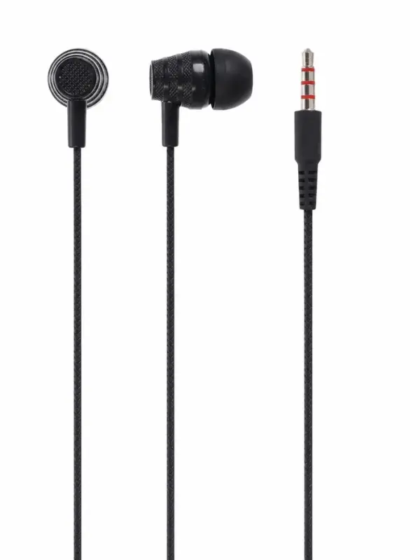 Наушники проводные SY-009, вакуумные, микрофон, Jack 3.5 мм, чёрные