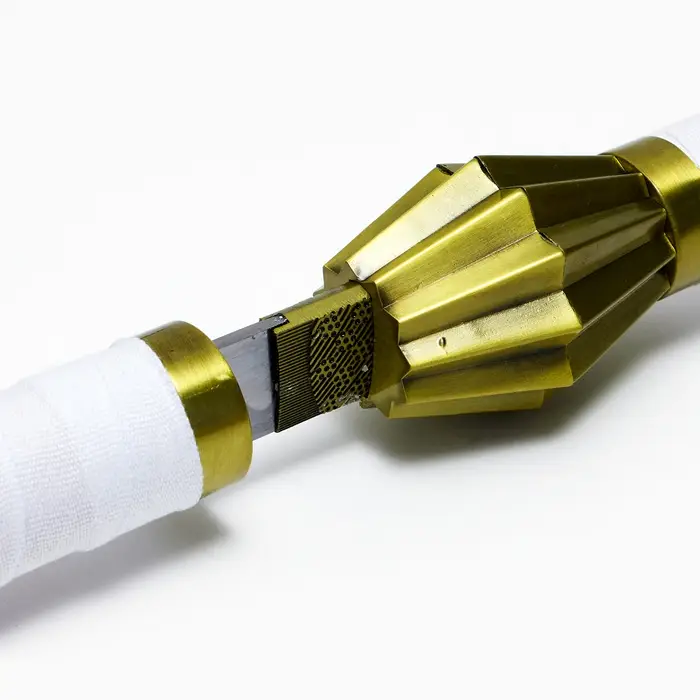 Макет оружия &laquo;Сувенирная катана на подставке. Пачи&raquo;, 100 см, белая с золотом