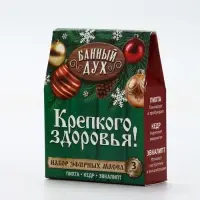 Эфирное масло, набор 3 шт х 10 мл, Банный Дух Эфирное масло, набор 3 шт х 10 мл, Банный Дух