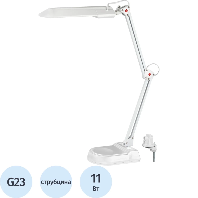 Светильник Эра NL-202 G23-11W-W белый