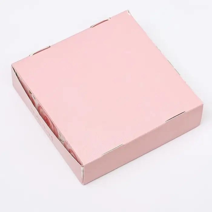 Коробка сборная с окном, For you, 11.5×11.5×3 см Коробка сборная с окном, For you, 11.5×11.5×3 см