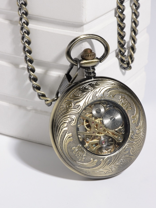 Часы карманные Часы карманные "Гороскоп", механические, цепочка l-40 см, d-4.5 см