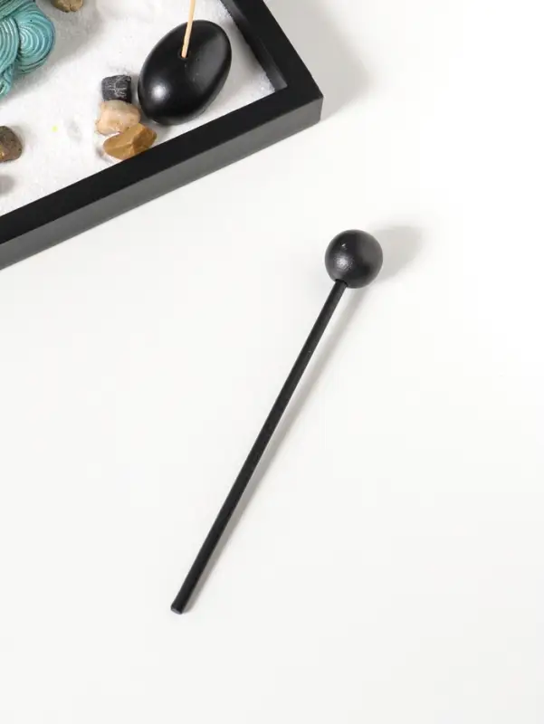 Сад Дзен "Будда в бирюзовом у гонга" песок+камни+аромапалочки 13,2х15х16 см