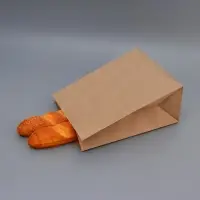 Пакет крафт бумажный фасовочный, прямоугольное дно 26×15×34 см