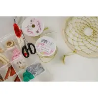 Нить для плетения, d=1 мм, 25&plusmn;1 м, цвет золотой