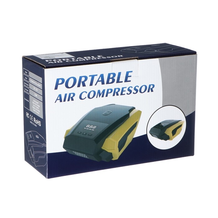 Компрессор автомобильный 12 В, 22 л/мин, провод 2,8 м Компрессор автомобильный 12 В, 22 л/мин, провод 2,8 м