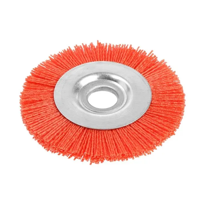 Щетка нейлоновая для УШМ ТУНДРА, плоская, посадка 22 мм, 125 мм