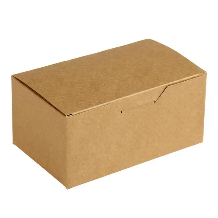 Коробка крафт, упаковка для куриных крыльев и наггетсов, 15&times;9.1&times;7 см