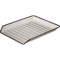 Лоток горизонтальный для бумаг 3секции Attache 295x335x267мм металл черный