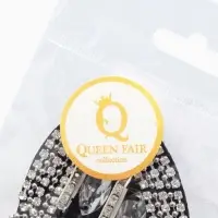 Брошь &laquo;Эполет&raquo;, цвет белый в серебре