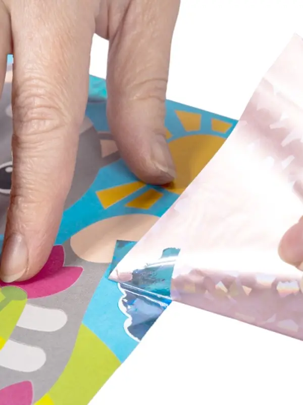 Набор для творчества. Аппликация фольгой "Принцесса" размер 138х165 мм (конверт, 6 цв)