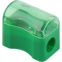 Точилка для карандашей  бюджет цв.ассорти с контейнером