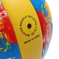 Волейбольный мяч ONLYTOP, машинная сшивка, 18 панелей, р. 5, PVC