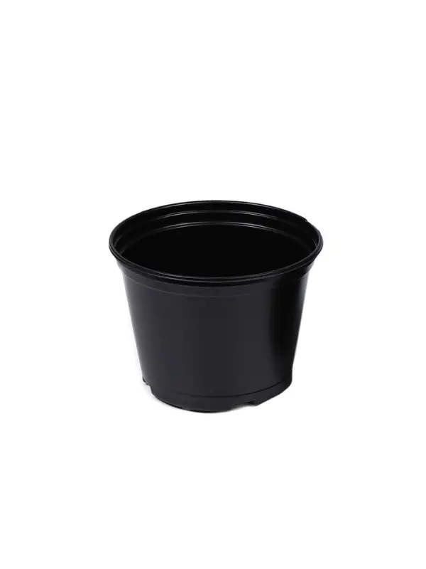 Горшок для рассады, 1 л, d=13 см, h=10.5 см, чёрный, Greengo