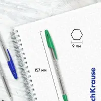 Набор шариковых ручек ErichKrause R=301 Original Stick, 4 цвета, узел 0.7 мм, МИКС