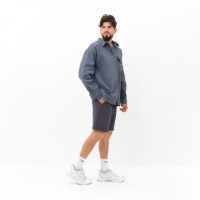 Рубашка мужская MIST oversize размер 56, графитовый