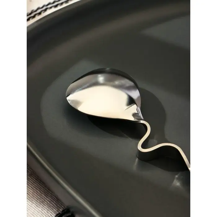 Ложка десертная из нержавеющей стали Magistro, длина 14,5 см, цвет серебряный Ложка десертная из нержавеющей стали Magistro, длина 14,5 см, цвет серебряный