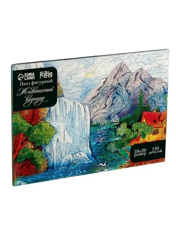 Пазл Puzzle &laquo;Живописный водопад&raquo; + календарь