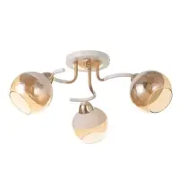 Люстра потолочная BayerLux &laquo;Анден&raquo;, 3хЕ27, 40 Вт, бело-золотой, 51&times;51&times;22 см