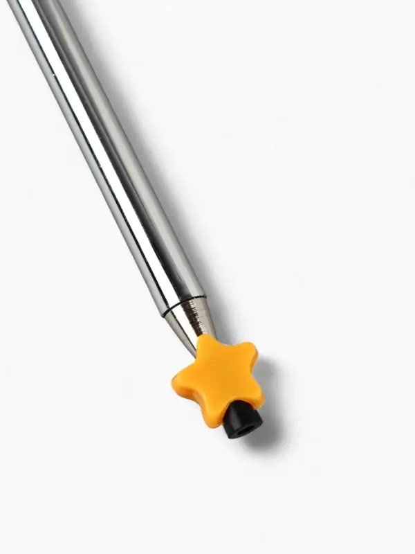 Ручка с пером МИКС, чёрная паста, длина 25 см