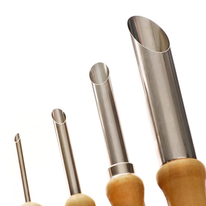 Набор инструментов для лепки Calligrata, 4 штуки, 21,5 мм, 10,5 мм, 7,3 мм, 3,2 мм Набор инструментов для лепки Calligrata, 4 штуки, 21,5 мм, 10,5 мм, 7,3 мм, 3,2 мм