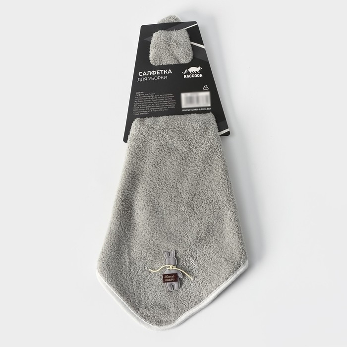 Салфетка для уборки Raccoon «Animals», микрофибра, 29×29 см Салфетка для уборки Raccoon «Animals», микрофибра, 29×29 см