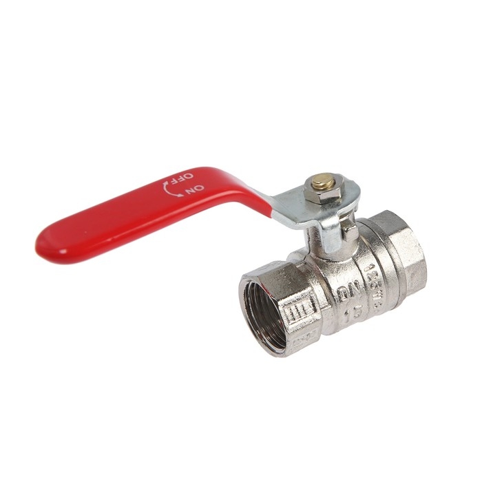 Кран шаровой ZEIN engr, внутренняя 1/2 Кран шаровой ZEIN engr, внутренняя 1/2", PN 4, для холодной воды, 5-45°С, рычаг, цинк