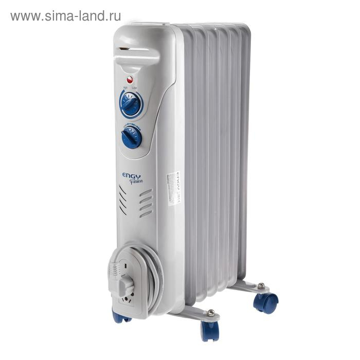 Обогреватель ENGY EN-2307 Fusion, масляный, 1500 Вт, 7 секций, 15 м², серый Обогреватель ENGY EN-2307 Fusion, масляный, 1500 Вт, 7 секций, 15 м², серый