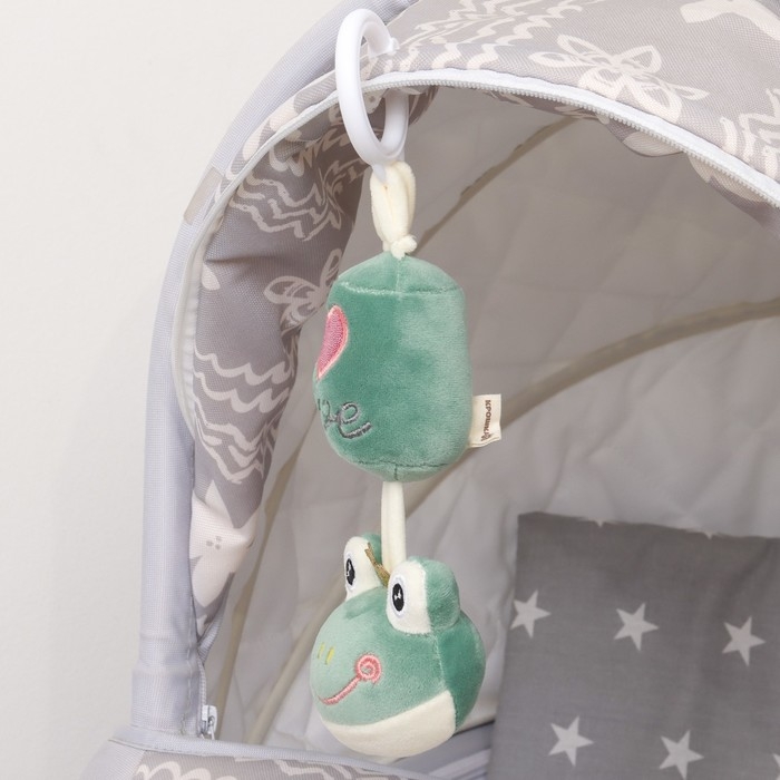 Подвеска - погремушка «Лягушастик», на кроватку, коляску, Крошка Я Подвеска - погремушка «Лягушастик», на кроватку, коляску, Крошка Я