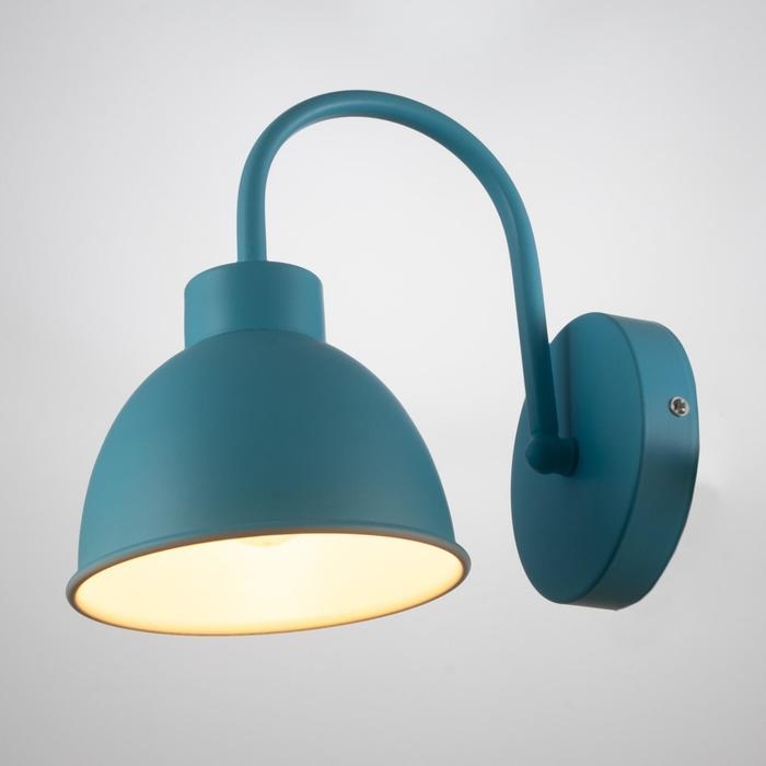 Бра 1669/1BL E27 40Вт голубой 15х22,5х21 см